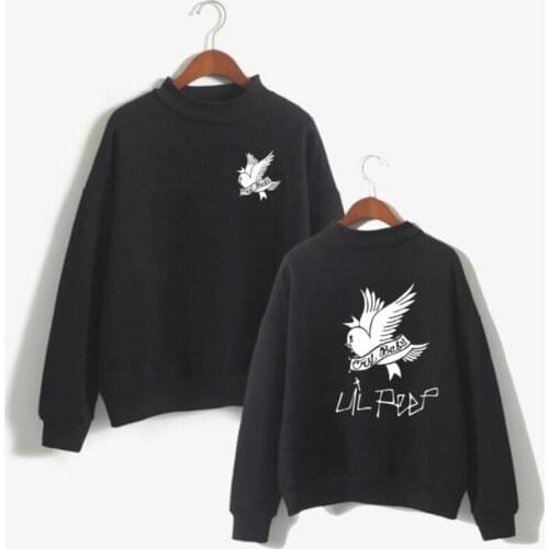 Hip Hop Rapper Lil Peep Hoodies Men Streetwear Hipster Tops Fan Supportive Turtleneck Sweatshirt Casaul Tracksuit Poleron Hombre