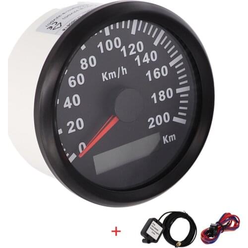 New 85mm GPS Speedometer 200kmh Speed Gauge Odometer ATV UTV Motorcycle Marine Boat For Buggy Golf Go Cart 12V/24V