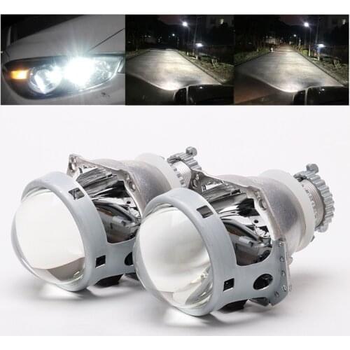 H4 headlight 3.0 inch High Clear Upgrade Hella5 Bi Xenon Projector Len D2S/D2H Base For original H4 Headlamp