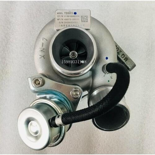 New Turbo MHI TD025 49131-04610 04630 1118100AED09 Turbocharger for Great Wall H5,4D20E 2.0 Engine 82KW Feng Jun Pickup Truck