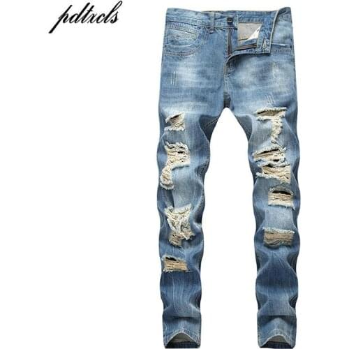 Мужские зауженные джинсы Pdtxcls China At AliExpress
