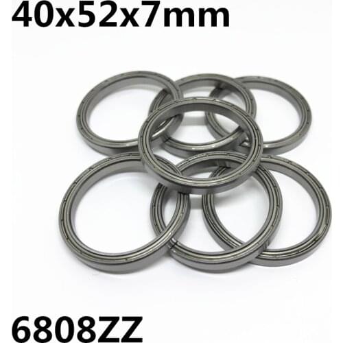50pcs 6808ZZ 6808-2RS The high quality of ultra-thin deep groove ball bearings 40x52x7 mm 6808Z 6808RS