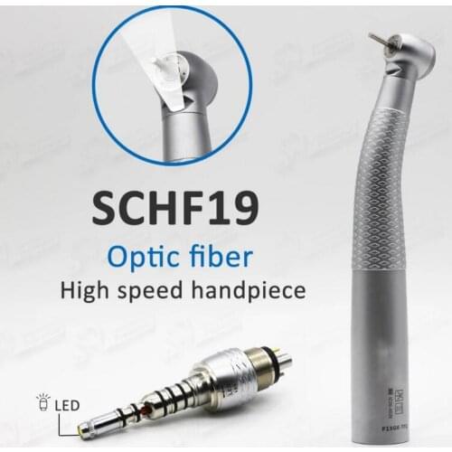 SOCO COXO High Speed Dental Turbine Handpiece LED Fiber Optic with KaVo Coupler 6 Hole /Dental Airotor Handpiece Drill Polishing