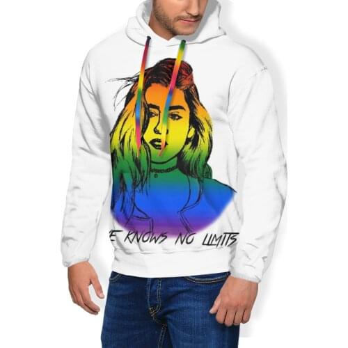 Lauren Jauregui Hoodie Lauren Jauregui Love Hoodies Long Polyester Pullover Hoodie Casual Loose Red Hoodies