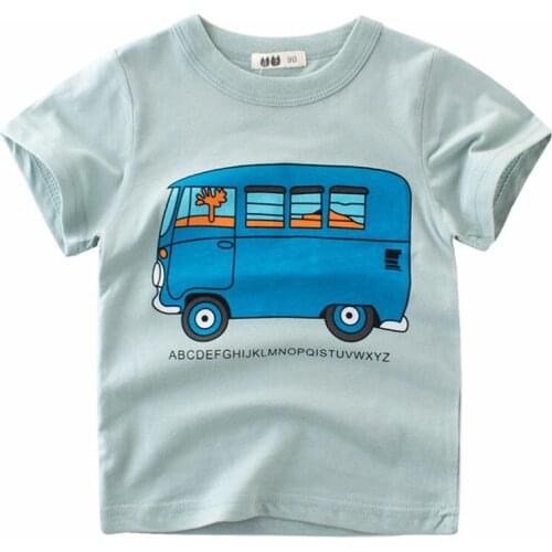 Baby Boy Tops Children T shirts Fille 2018 Brand Kids Summer T-shirt for Boys Clothes Animal Cotton Clothing Boys Tee Shirt