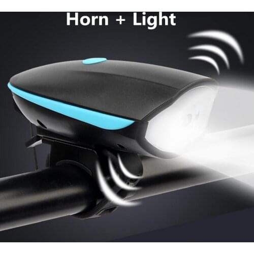 Bicycle bell + light Electronic Cycling Bike Bicycle Handlebar Ring Horns Horn led Strong flashlight Air Alarm Bell Sound F1022
