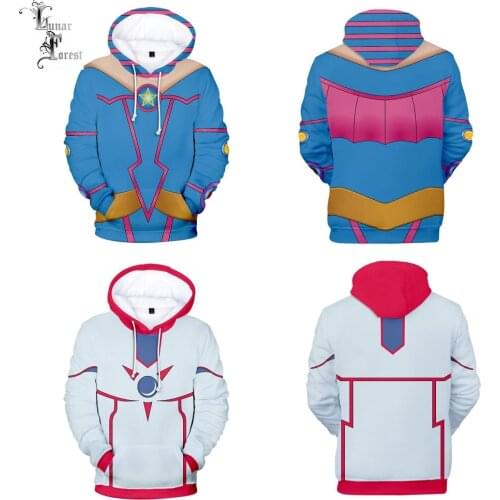 Yu-Gi-Oh! Character 3D Printing Men/Women Autumn Fashion Japanese Anime Hoodies Sweatshirt Long Sleeves Pollover Plus Size