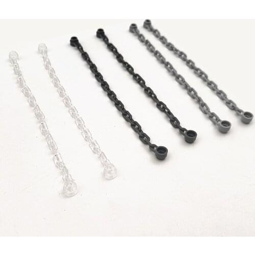 10Pcs Chain Blocks MOC DIY Bricks Accessories Parts Chain Bridge Building Assemble Toys For Children Compatible 60169 30104