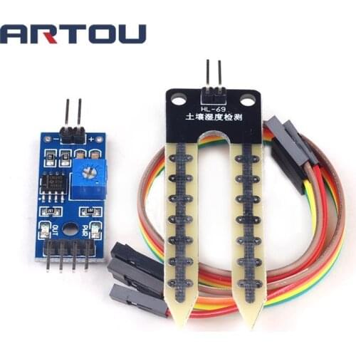 20PCS Soil Moisture Hygrometer Detection Humidity Sensor Module For arduino Development Board DIY Robot Smart Car