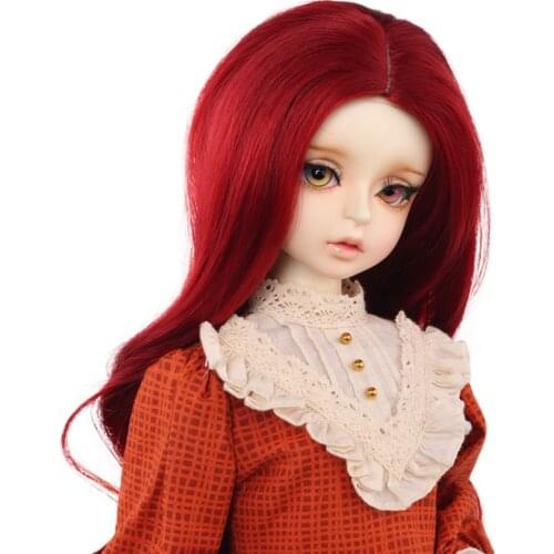 2021 New Style 1/3 1/4 1/6 1/8 Bjd SD Wig Long Wavy Hair High Temperature Wire BJD Wig For BJD Doll Many Colors
