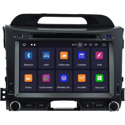 For KIA SPORTAGE 2010 Android 10.0 4+128G Screen Car Multimedia DVD Player GPS Navigation Auto Audio Radio Stereo Head Unit