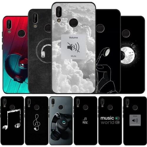 Listen Phone Case for huawei P40 P30 P20 P10 Pro P9 Lite P smart 2019 Y6 Y9 cover