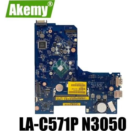 For DELL Inspiron 15 5000 5552 Laptop motherboard AAL14 LA-C571P CN-06KW6N 6KW6N 06KW6N with N3050u CPU DDR3 100% Test ok