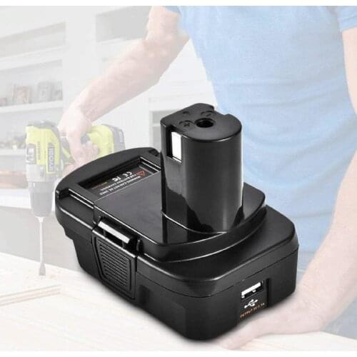 DM18RL Battery Converter Adapter USB DM20ROB For RYOBI Convert DEWALT 20V Milwaukee M18 to 18V Battery Adapter