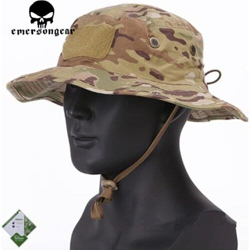 Emersongear Tactical Boonie Hat Cap Hiking Hat Multicam Outdoor Sport Fishing Hunting Hiking Camping Hat Mens Headwear Airsoft