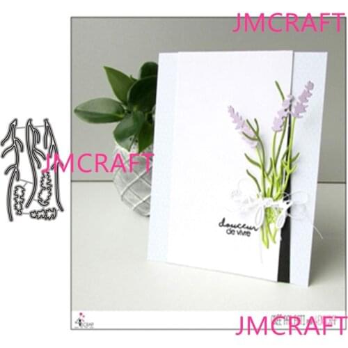 JMCRAFT 2021 New Long Branches And Flowers Metal Cutting Die For Scrapbooking Practice Hands-on DIY Album Card Handmade Tool