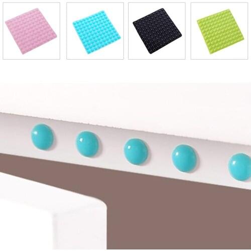 100Pcs/set Kitchen Cabinet Doors Crash Pad Circular Anti Collision Colloidal Mat Bumper Stop Damper Cushion Bathroom Accessories
