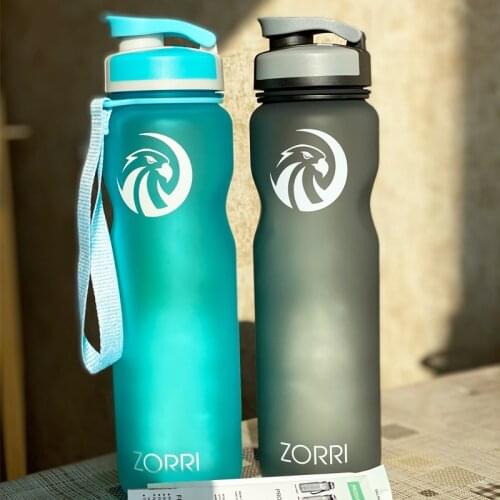 ZORRI Creative Sports Water Bottles Shaker Drink Camping Tour Drink Bottle for Water thermos drinking water bottle handle gourde