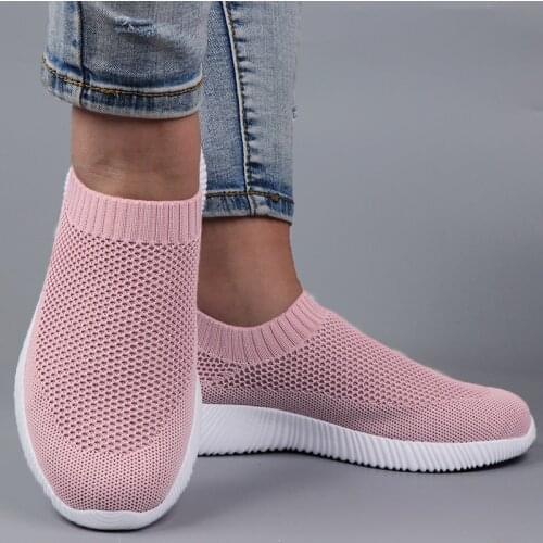 Women Sneakers Spring Ladies Flat Shoes Casual Women Vulcanized Shoes 2021 Summer Light Mesh Breathable Female Running Shoes