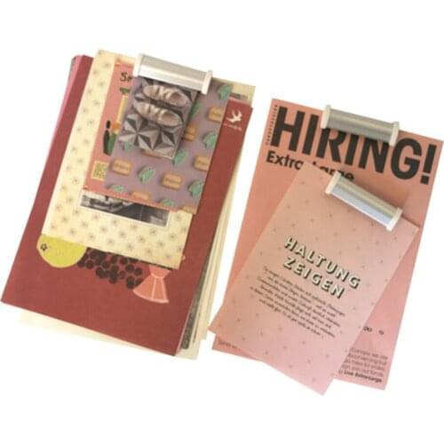 Wall Self Adhesive Aluminium Metal Picture Clip Rod Picture Bill Organizer Hanging Hooks Poster Hanger Bill Snap Strips