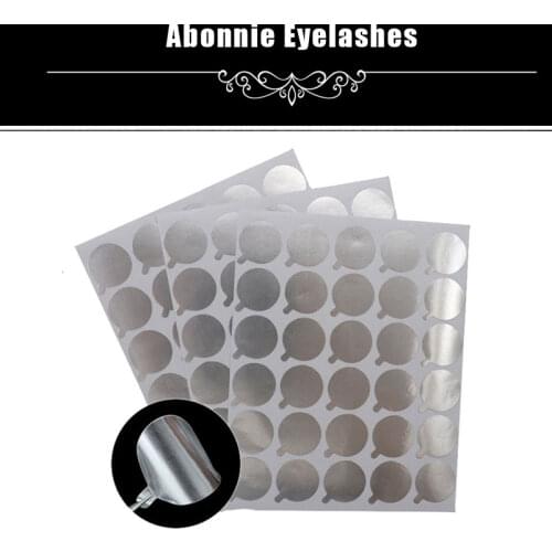 300pcs disposable Eyelash glue holder Pallet for Eyelash Extension Lashes glue pads stand on eyelash jade stone small size 2.5cm