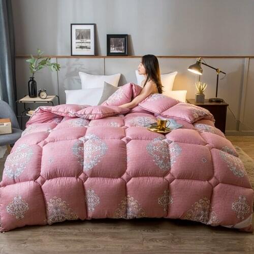 Feather velvet quilt 5kg/6kg autumn winter quilt full cotton quilt thicker warm spring autumn quilt student dormitory comforter