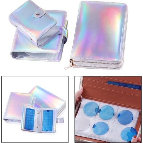 Nail Art Stamp Plate Stamping Plates Holder Storage Bag Durable PU Cases Stamp Bag Organizer Storage Nail Holder