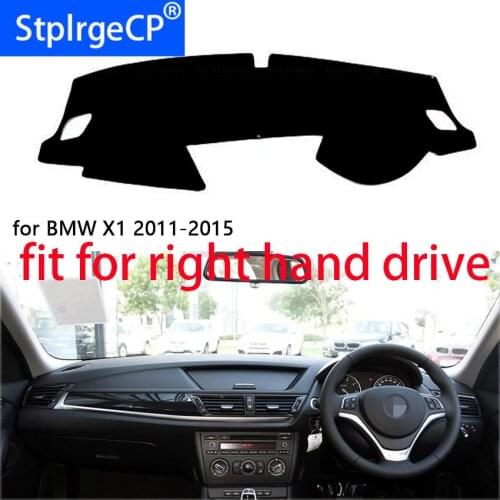 Fit for BMW x1 11'-16right hand drive dashboard mat Protective pad black color car-styling Interior Refit Sticker Mat products