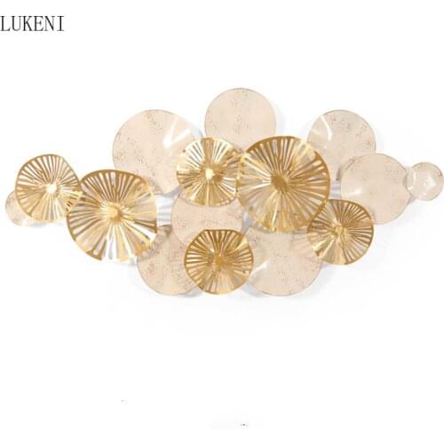 Nordic Wrought Iron Wall Hanging Mural Wall Decoration Living Room Bedroom Hotel Entrance Creative Home Fashion Art Pendant