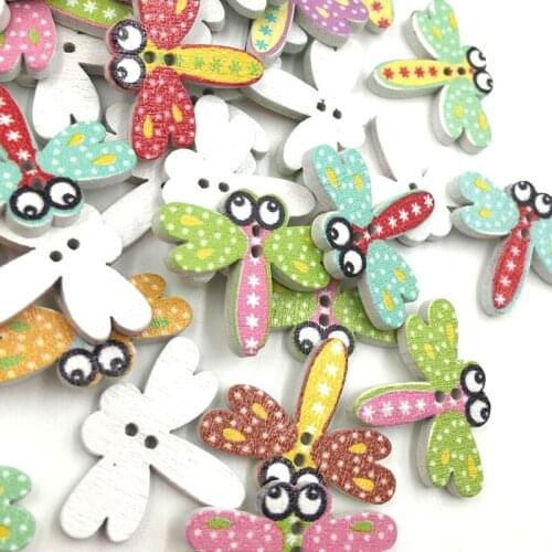 10/50/100 pcs Mix Butterfly 2 holes Buttons Kid' Baby Sewing Craft WB354