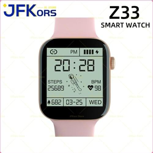 Z33 Smartwatch Men Smart Watch Heart Rate Fitness Bracelet Women watches reloj For Android IOS PK IWO 13 X6 X7 Series 6 HW12