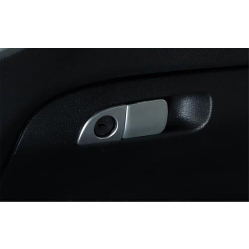 Interior Decoration Co-pilot Storage Box Switch Cover Trim for Dodge Charger 2015+ Car Stickers Decorative Car Accessories