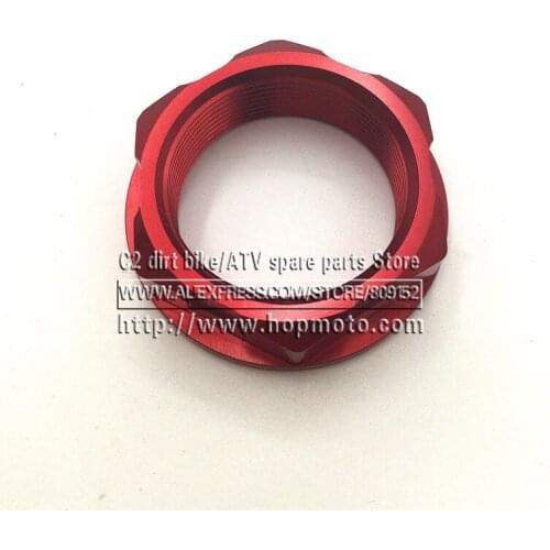 CNC Billet Steering Stem Nut For CR125R CR250R CRF250R CRF250X CRF450R CRF450X Motorcycle Enduro Dirt bike Off Road