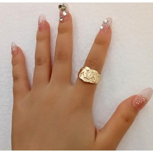 Hzew women man two love horse ring cuty sweetheart love horse rings adjustable US SIZE 5.5-10 for sweetheart Wedding ring