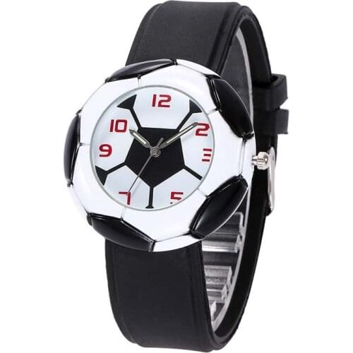 2018 Football World Cup Football Soccer Pattern Quartz Watch Unisex Sport Wristwatches Soft Comfortable Watch Gift For Men Teens