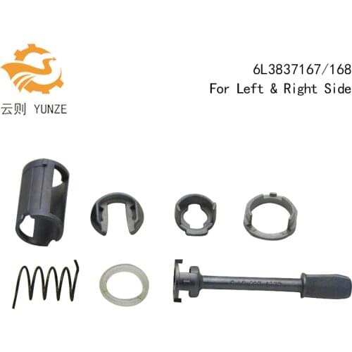 6L3837167B/168B for VW SEAT IBIZA CORDOBA CADDY DOOR LOCK CYLINDER REPAIR KIT FOR LEFT-RIGHT SIDE 7PCS