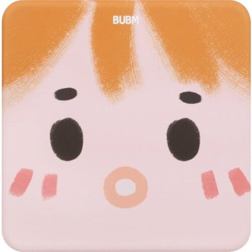 BUBM Cartoon Mouse Pad Soft Multiple Options Lovely Design Silicone Filling Smooth & Durable Non-slip Soft-bounce Green