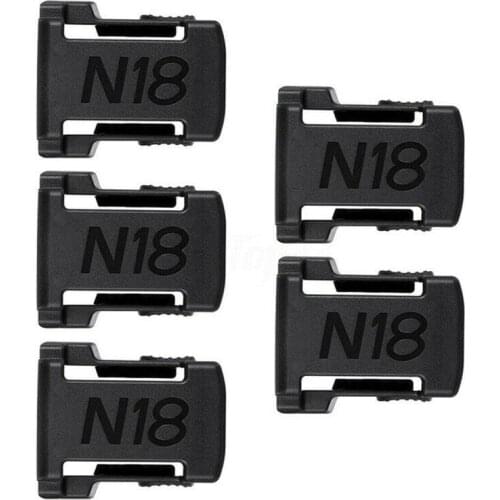 5Packs Battery Holder for Milwaukee Battery Mount Dock Holder Fit for M18 48-11-1850 18V Mount Holder Cover Dock Clip No battery