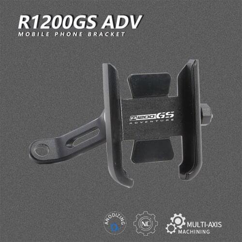 R 1200 GS For BMW R1200GS Adventure 2006-2019 2016 2017 2018 Motorcycle CNC Handle Bar Mobile Phone Bracket GPS Stand Holder