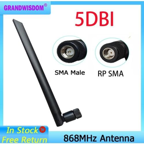 868MHz 915MHz Antenna 5dbi SMA Male Connector GSM 915 MHz 868 MHz antena outdoor signal repeater antenne Lorawan