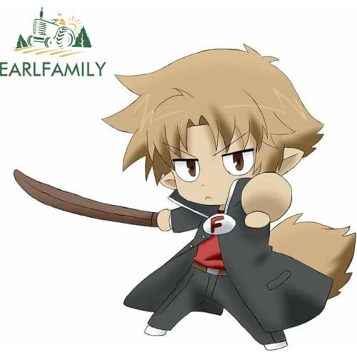 EARLFAMILY 13cm x 11.8cm For GINTAMA Motorcycle Car Stickers Trunk Decal Windshield Vinyl Material Car Assessoires Decoration