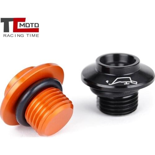 Motorcycle Crankcase Cap CNC Engine Oil Filler Screw Cover Plug M16*1.5 for KTM Duke 125 200 390 RC 125/390