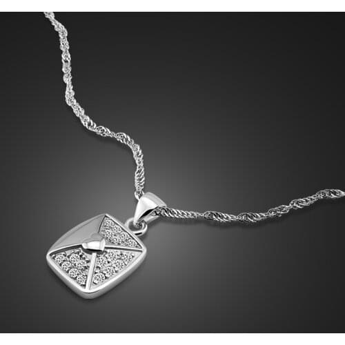 Fashion Choker Simple 100% 925 Sterling Silver Geometric Pendant Necklace Short Women Holiday Romantic Gift Jewelry