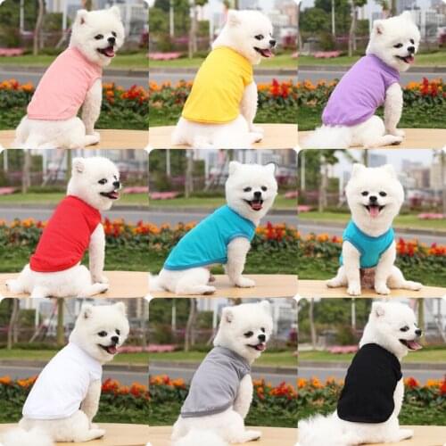 New XS-5XL Dog Vest Fashion Pet Clothes Puppy Vest For Medium Large Dogs Clothes Summer Cat Clothes Vest Shirt Thin Breathable
