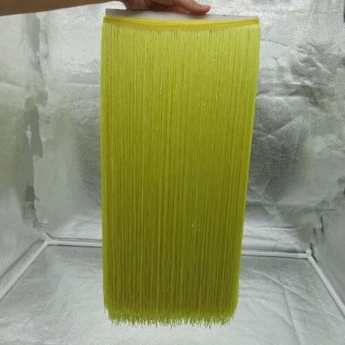 Wholesale 10Yards 100cm Wide Lace Fringe Trim Tassel yellow Fringe Trimming Lace For DIY Latin Dress Stage Clothes Accessories
