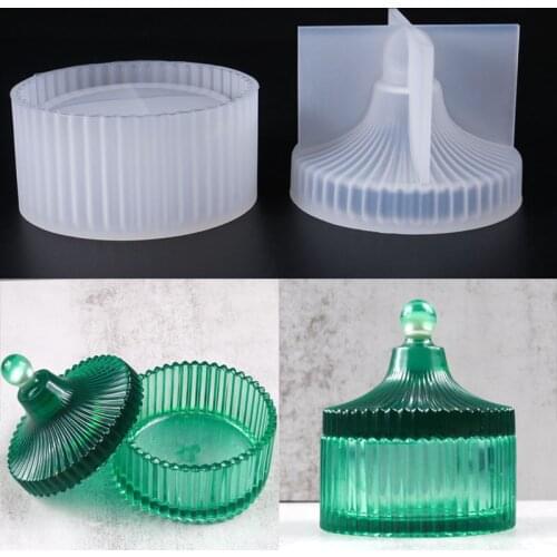 Creative Storage Box Resin Mold for DIY Resin Uv Crystal Epoxy Crafts Crystal Ashtray Home Decoration