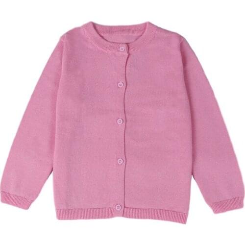 Baby Boys Girls Autumn Cotton Sweater Top Baby Children Clothing Candy Color Knitted Cardigan Sweater Kid Spring Clothes