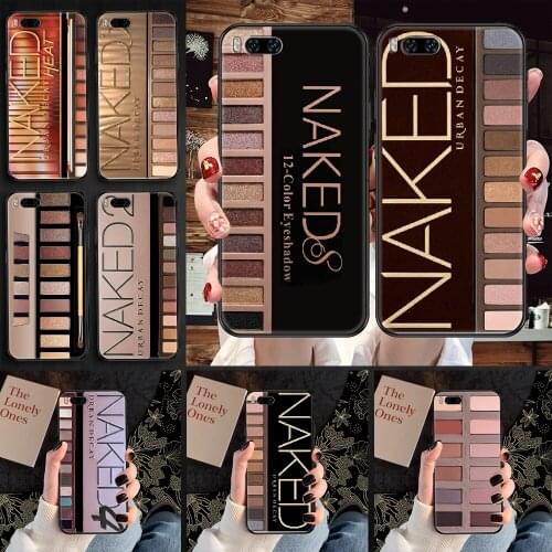 Naked Makeup Eyeshadow Palette Phone case For Xiaomi Mi Max Note 3 A2 A3 8 9 9T 10 Lite Pro Ultra black painting bumper pretty