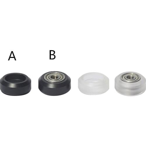 3D printer pulley Openbuilds Plastic wheel POM 2pcs 625ZZ bearings Idler Pulley Gear Passive Round Perlin Wheel V-slot