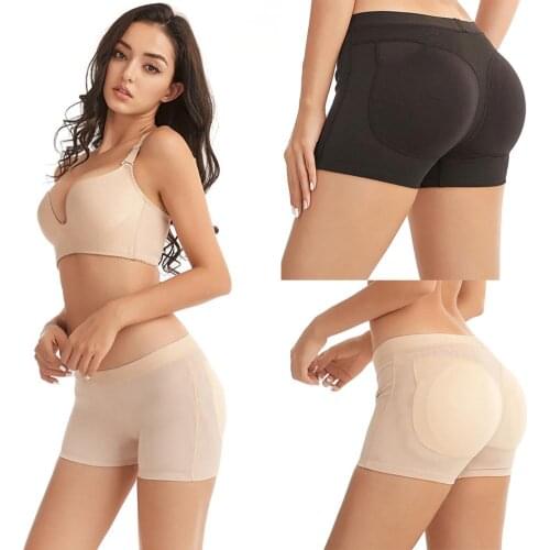 Women Big Ass Butt Lifter Booty Hip Enhancer Body Shaper Padded Panty Waist Trainer Short Lace Shapewear Control Panties 2020